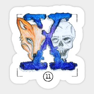 The X-Files: Foxy Skull Sticker